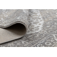 Tapis AURA J2818 gris / beige clair - Cadre, ornement, structurel, moderne