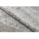 Tapis AURA J2818 gris / beige clair - Cadre, ornement, structurel, moderne