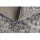 Tapis AURA J2818 gris / beige clair - Cadre, ornement, structurel, moderne