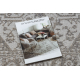 Tapis AURA J2818 gris / beige clair - Cadre, ornement, structurel, moderne