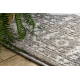 Tapis AURA J2818 gris / beige clair - Cadre, ornement, structurel, moderne