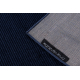 Tapis AURA J2659A bleu foncé - Cadre, lignes structurel, moderne
