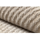 Carpet AURA J2624A beige - Geometric, structural, modern