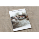 Carpet AURA J2624A beige - Geometric, structural, modern