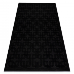 Teppe AURA J2556A svart / antrasitt - Geometrisk, strukturelt, moderne