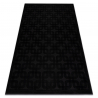 Dywan AURA J2556A czarny / antracyt - Geometryczny, strukturalny, nowoczesny