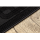 Carpet AURA J2556A black / anthracite - Geometric, structural, modern