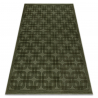 Dywan AURA J2556A zielony - Geometryczny, strukturalny, nowoczesny