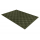Dywan AURA J2556A zielony - Geometryczny, strukturalny, nowoczesny