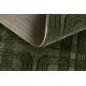 Dywan AURA J2556A zielony - Geometryczny, strukturalny, nowoczesny