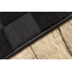 Vaip AURA EB112 must / antratsiit - Malelau, struktuurne, kaasaegne