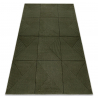 Dywan AURA J2624A zielony - Geometryczny, strukturalny, nowoczesny