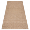 Dywan AURA E9787 beż - Jodełka, chevron, strukturalny, nowoczesny