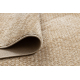 Tapis AURA E9787 beige - Motif à chevrons, structurel, moderne