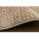Tapis AURA E9787 beige - Motif à chevrons, structurel, moderne