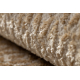 Tapis AURA E9787 beige - Motif à chevrons, structurel, moderne