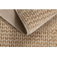 Tapis AURA E9787 beige - Motif à chevrons, structurel, moderne