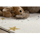 KIDDO tapijt 5308 crème sterretjes voor kinderen, zintuiglijk 