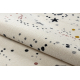 Tapis KIDDO 5308 crème étoiles pour enfants, sensoriel 