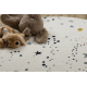 KIDDO tapijt 5308 cirkel crème sterretjes voor kinderen, zintuiglijk 
