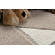 KIDDO Teppich 9426 beige / weiß Dreiecke, Party für Kinder, sensorisch 