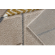 KIDDO Teppich 9426 beige / weiß Dreiecke, Party für Kinder, sensorisch 