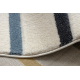 Tapis KIDDO 1465 blanc / gris clair, géométrique, lignes pour enfants, sensoriel 