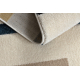 Tapis KIDDO 1465 blanc / gris clair, géométrique, lignes pour enfants, sensoriel 