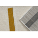 Tapis KIDDO 1465 blanc / gris clair, géométrique, lignes pour enfants, sensoriel 