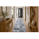 Gumuota vaikštynė LOTUS AZULEJO 60970 Lopinis darbas, Lisabonos plytelės pilka plovimo 60 cm 