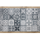 Gumuota vaikštynė LOTUS AZULEJO 60970 Lopinis darbas, Lisabonos plytelės pilka plovimo 60 cm 