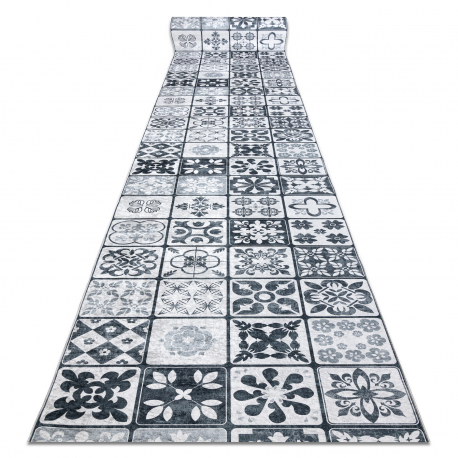 Gumuota vaikštynė LOTUS AZULEJO 60970 Lopinis darbas, Lisabonos plytelės pilka plovimo 80 cm 