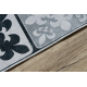 Gumuota vaikštynė LOTUS AZULEJO 60970 Lopinis darbas, Lisabonos plytelės pilka plovimo 80 cm 
