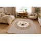 Tapis KIDDO 4424 beige / crème, lion animaux de la savane pour enfants, sensoriel 