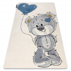 Tappeto PETIT TEDDY orsacchiotto di peluche crema