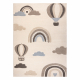 Tapis KIDDO 5644 crème / beige, arc-en-ciel, nuages pour enfants, sensoriel 