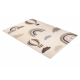 Tapis KIDDO 5644 crème / beige, arc-en-ciel, nuages pour enfants, sensoriel 