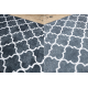 Gumuota vaikštynė LOTUS CLOVER 60924 Dobilas, melanžas juoda plovimo 60 cm 
