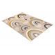 Tapis KIDDO 6109 crème / blanc, arc-en-ciel, cœurs pour enfants, sensoriel 