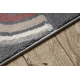 Tapis KIDDO 6109 gris foncé / blanc, arc-en-ciel, cœurs pour enfants, sensoriel 