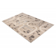 Tapis KIDDO 6111 crème rues, travaux enfants, sensoriel 