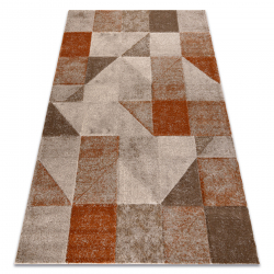 Tapis ARCANA 0822 – beige / orange, géométrique, moderne