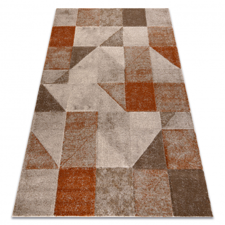 ARCANA 0822 kilimas – smėlio spalvos / oranžinė, geometrinis, modernus