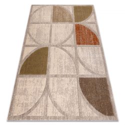Vaip ARCANA 1550 kreemikas / roheline, geomeetriline, modernne