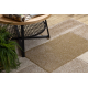 Килим ARCANA 1665 бежево / зелений геометричний, сучасний