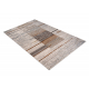 Tapis en laine NAIN Rayures 1282/51655 gris / marron 
