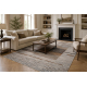 Tapis en laine NAIN Rayures 1282/51655 gris / marron 