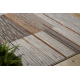 Vilnonis kilimas VILLA Juostelės 1282/51655 pilka / ruda