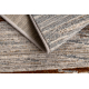 Tapis en laine NAIN Rayures 1282/51655 gris / marron 