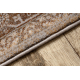 Tapis en laine NAIN Ornement, cadre, 1631/51655 gris / marron 